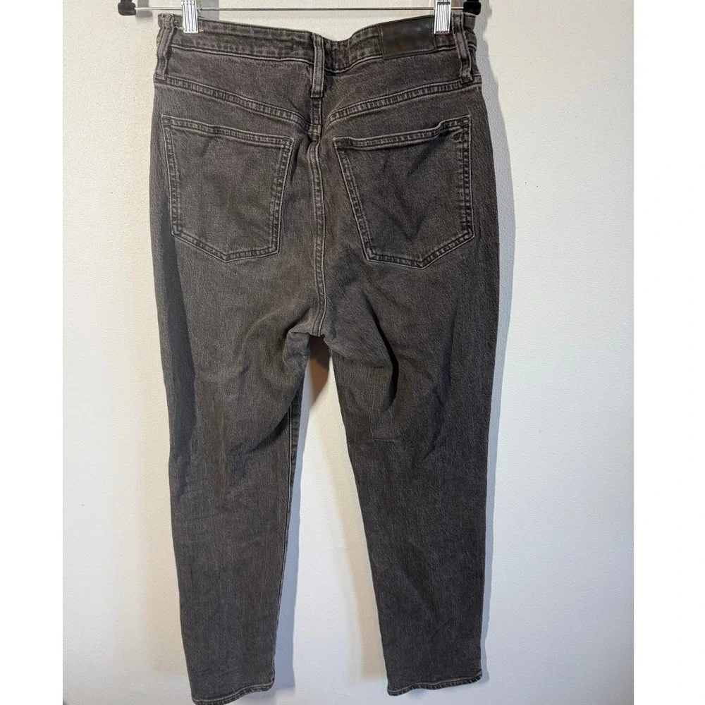 Madewell The Curvy Perfect Vintage Jean‎ Black Denim Womens Sz 28 High Rise